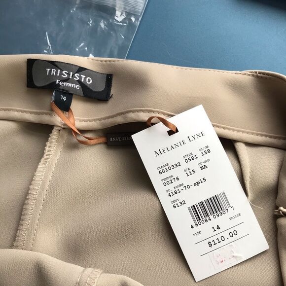 🆕 Melanie Lyne Trisisto Wide Leg Pants *NWT* sz 14 - Picture 8 of 8